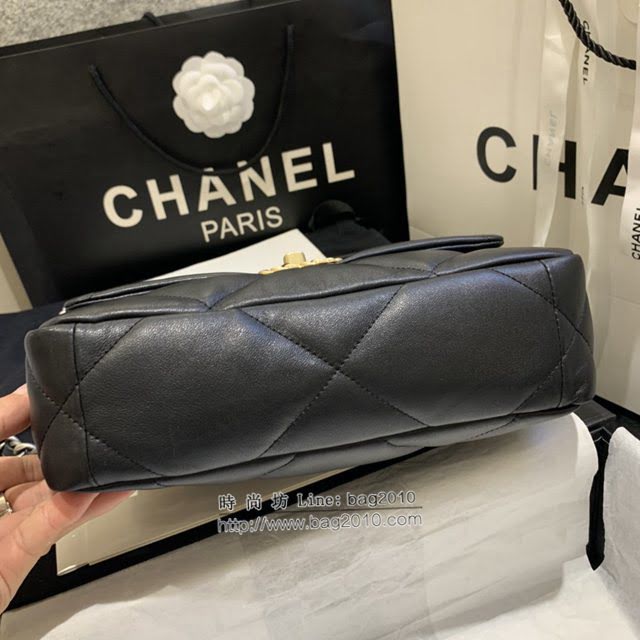 Chanel女包 香奈兒專櫃最新款大菱格豆腐包 Chanel19bag小號羊皮鏈條手提肩背女包 AS1160  djc4161